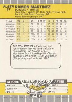 Ramon Martinez  baseball card collectible - Main Image 2