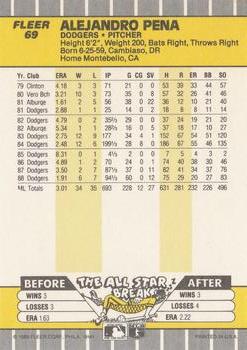 Alejandro Pena  baseball card collectible - Main Image 2