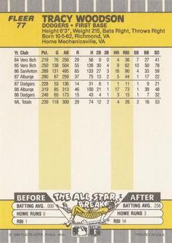 Tracy Woodson  baseball card collectible - Main Image 2