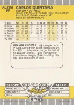 Carlos Quintana  baseball card collectible - Main Image 2