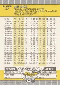 Jim Rice  baseball card collectible - Main Image 2