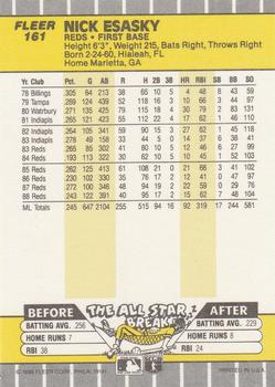 Nick Esasky  baseball card collectible - Main Image 2