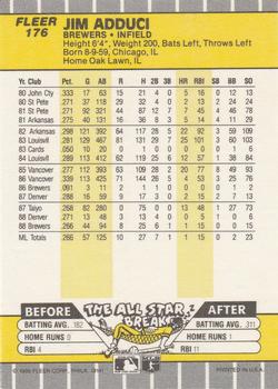 Jim Adduci  baseball card collectible - Main Image 2