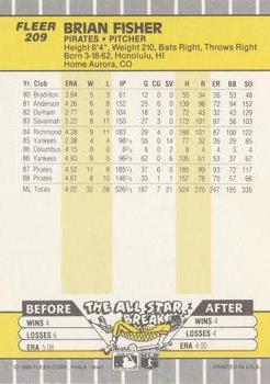 Brian Fisher  baseball card collectible - Main Image 2