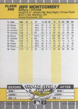 Jeff Montgomery  baseball card collectible - Main Image 2