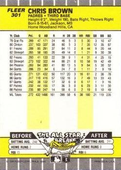 Chris Brown  baseball card collectible - Main Image 2