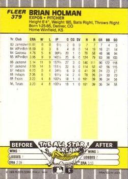 Brian Holman  baseball card collectible - Main Image 2