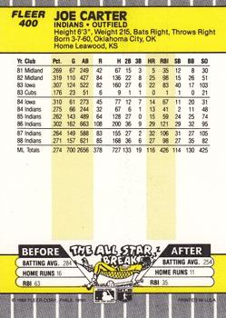 Joe Carter  baseball card collectible - Main Image 2