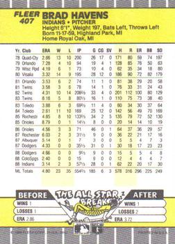 Brad Havens  baseball card collectible - Main Image 2