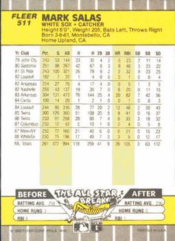 Mark Salas  baseball card collectible - Main Image 2