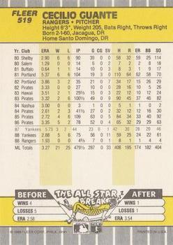 Cecilio Guante  baseball card collectible - Main Image 2