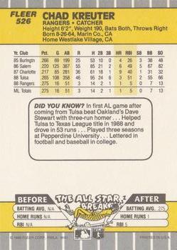 Chad Kreuter  baseball card collectible - Main Image 2