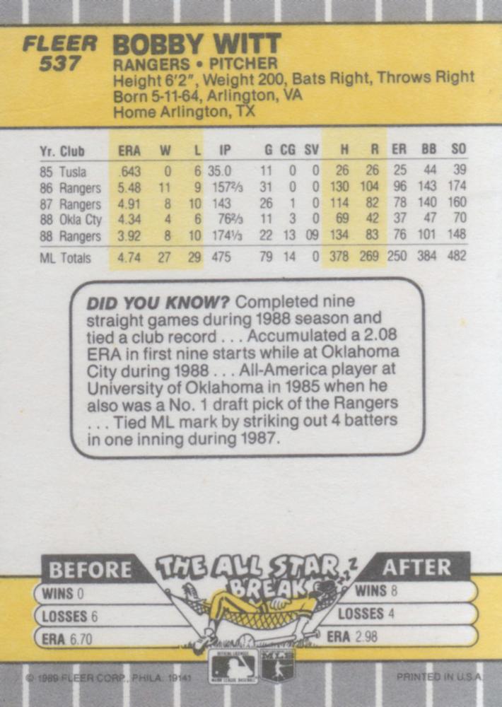 Bobby Witt  baseball card collectible - Main Image 2