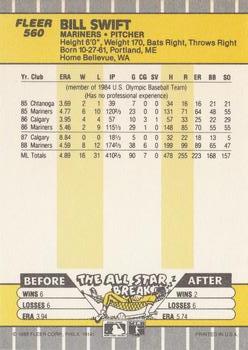 Bill Swift  baseball card collectible - Main Image 2