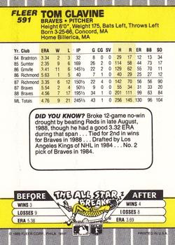 Tom Glavine  baseball card collectible - Main Image 2