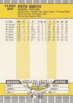 Pete Smith  baseball card collectible - Main Image 2