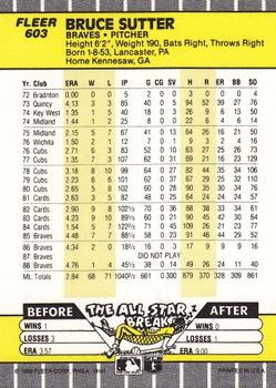 Bruce Sutter  baseball card collectible - Main Image 2