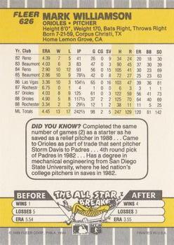 Mark Williamson  baseball card collectible - Main Image 2