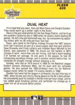 Dual Heat (Mark Davis / Dwight Gooden)  baseball card collectible - Main Image 2