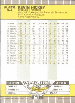 Kevin Hickey  baseball card collectible - Main Image 2