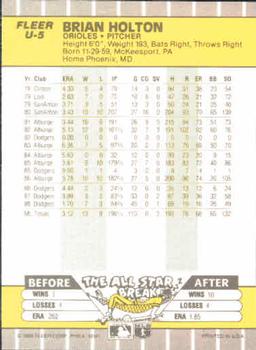 Brian Holton  baseball card collectible - Main Image 2