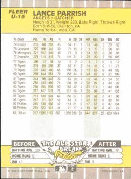 Lance Parrish  baseball card collectible - Main Image 2