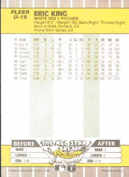 Eric King  baseball card collectible - Main Image 2