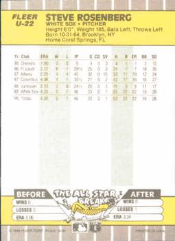 Steve Rosenberg  baseball card collectible - Main Image 2