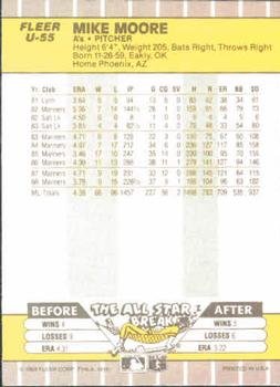 Mike Moore  baseball card collectible - Main Image 2