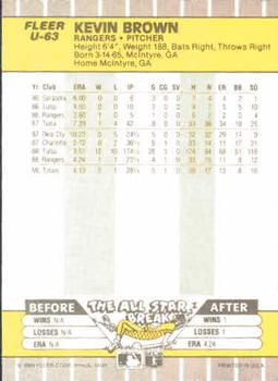 Kevin Brown  baseball card collectible - Main Image 2