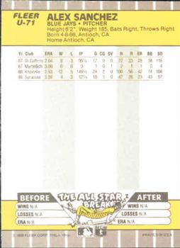 Alex Sanchez  baseball card collectible - Main Image 2