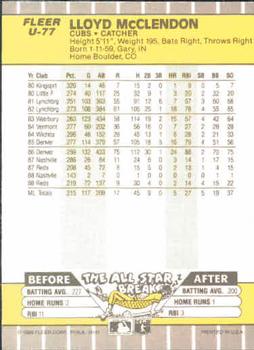 Lloyd McClendon  baseball card collectible - Main Image 2