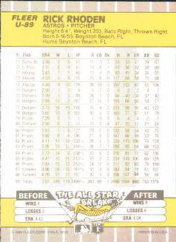 Rick Rhoden  baseball card collectible - Main Image 2