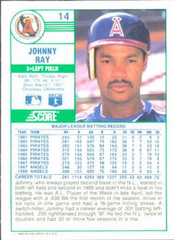 Johnny Ray  baseball card collectible - Main Image 2