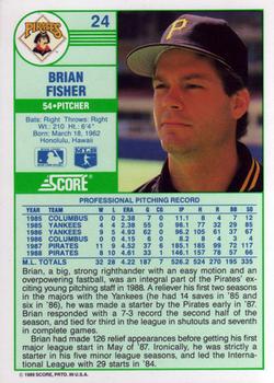 Brian Fisher  baseball card collectible - Main Image 2