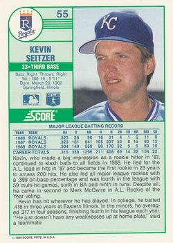 Kevin Seitzer  baseball card collectible - Main Image 2