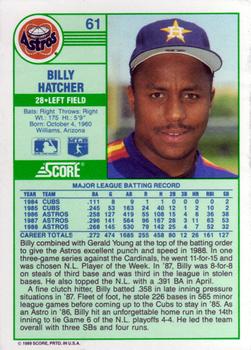 Billy Hatcher  baseball card collectible - Main Image 2