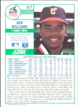 Ken Williams  baseball card collectible - Main Image 2
