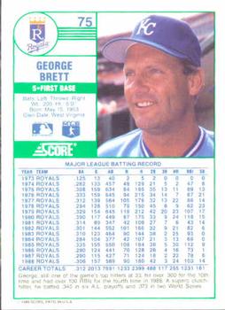 George Brett  baseball card collectible - Main Image 2