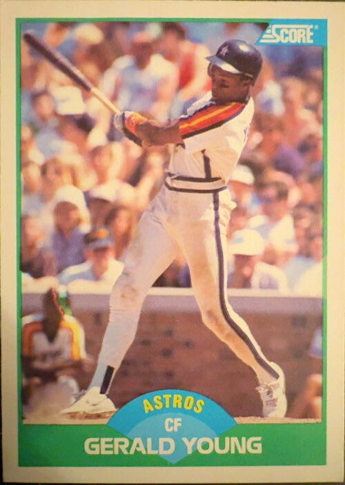 Gerald Young  baseball card collectible - Main Image 3