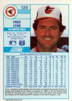 Fred Lynn  baseball card collectible - Main Image 2