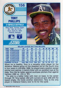 Tony Phillips  baseball card collectible - Main Image 2