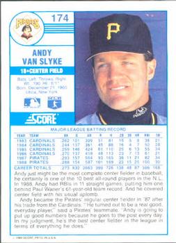 Andy Van Slyke  baseball card collectible - Main Image 2