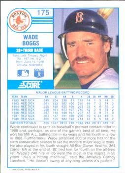 Wade Boggs  baseball card collectible - Main Image 2