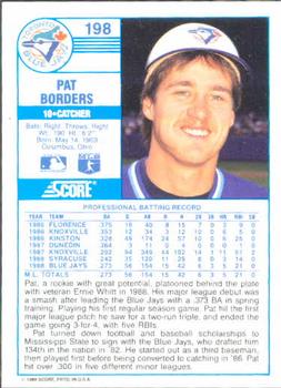 Pat Borders  baseball card collectible - Main Image 2