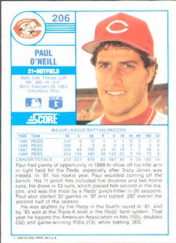 Paul O’Neill  baseball card collectible - Main Image 2