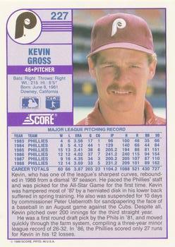 Kevin Gross  baseball card collectible - Main Image 2