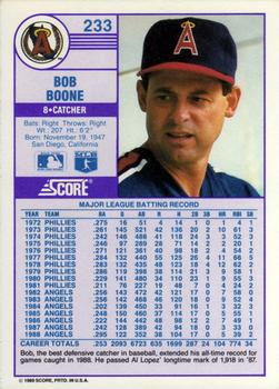 Bob Boone  baseball card collectible - Main Image 2