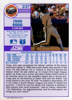Craig Biggio  baseball card collectible - Main Image 2