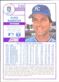 Floyd Bannister  baseball card collectible - Main Image 2